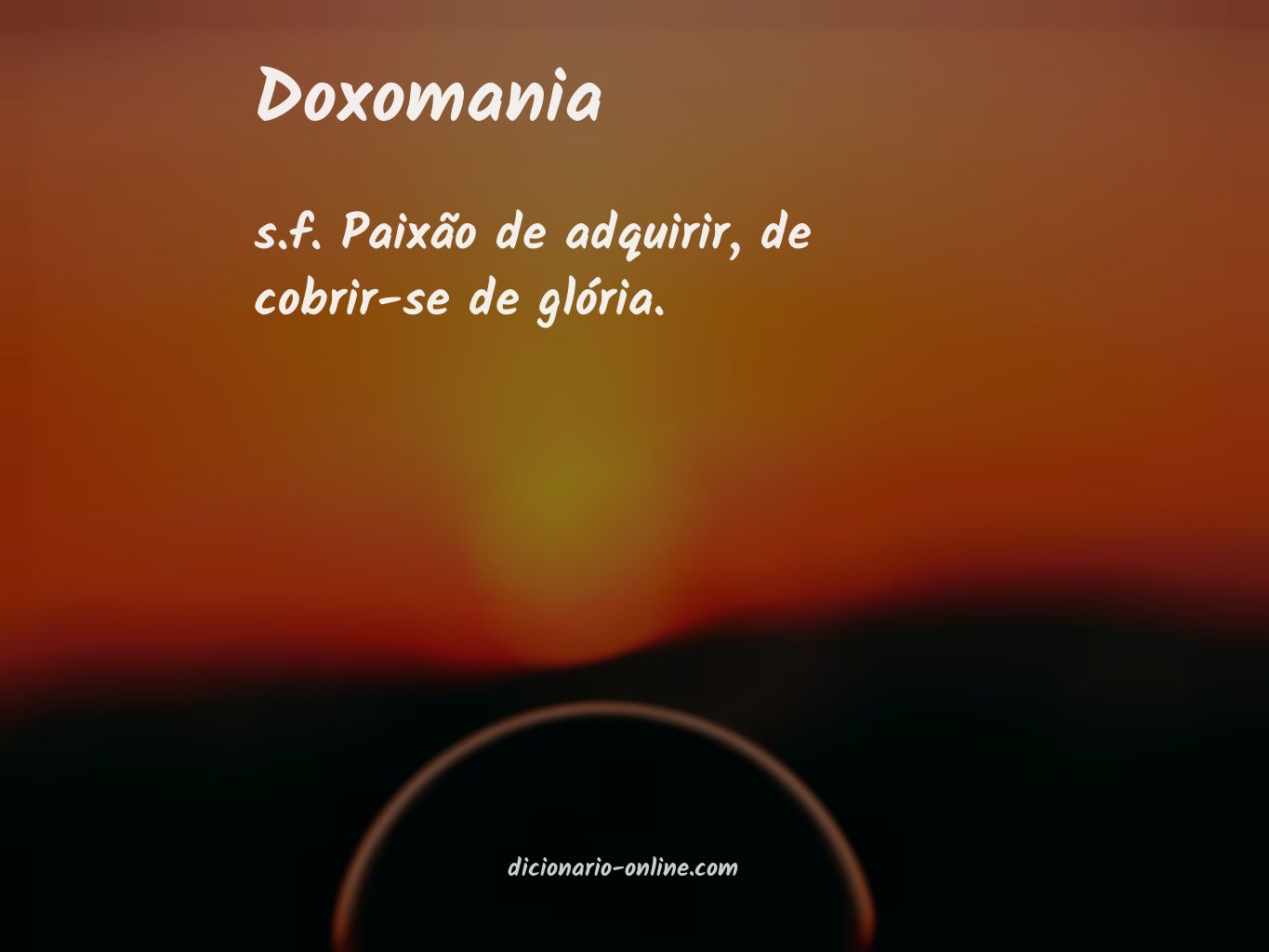 Significado de doxomania