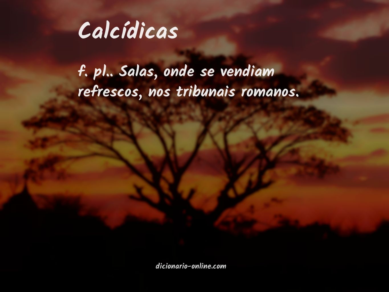 Significado de calcídicas