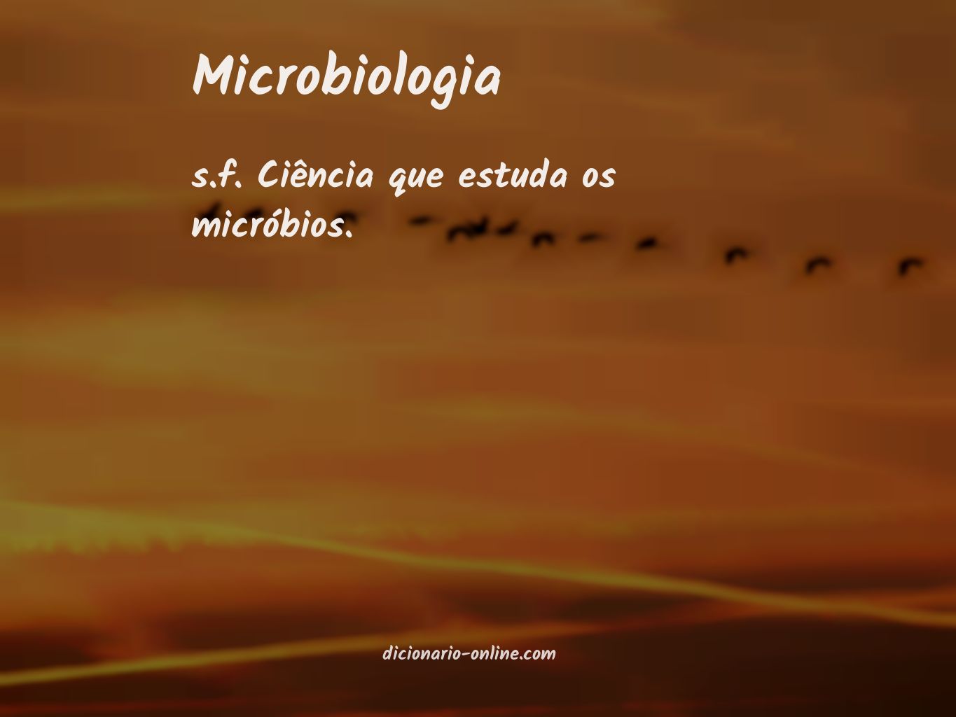Significado de microbiologia