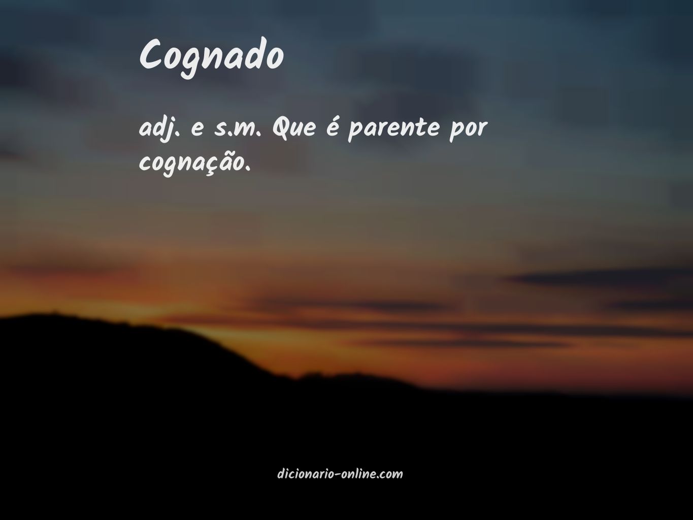 Significado de cognado