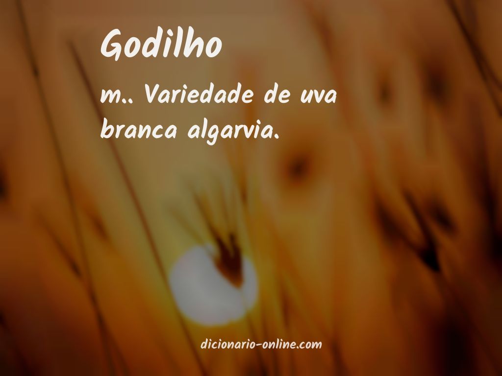 Significado de godilho