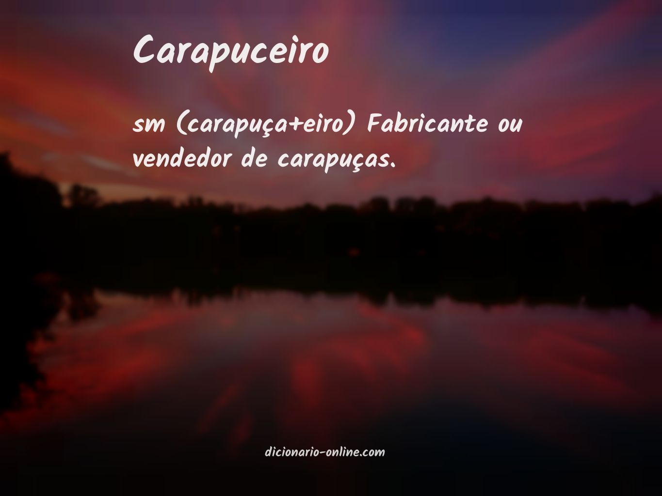 Significado de carapuceiro