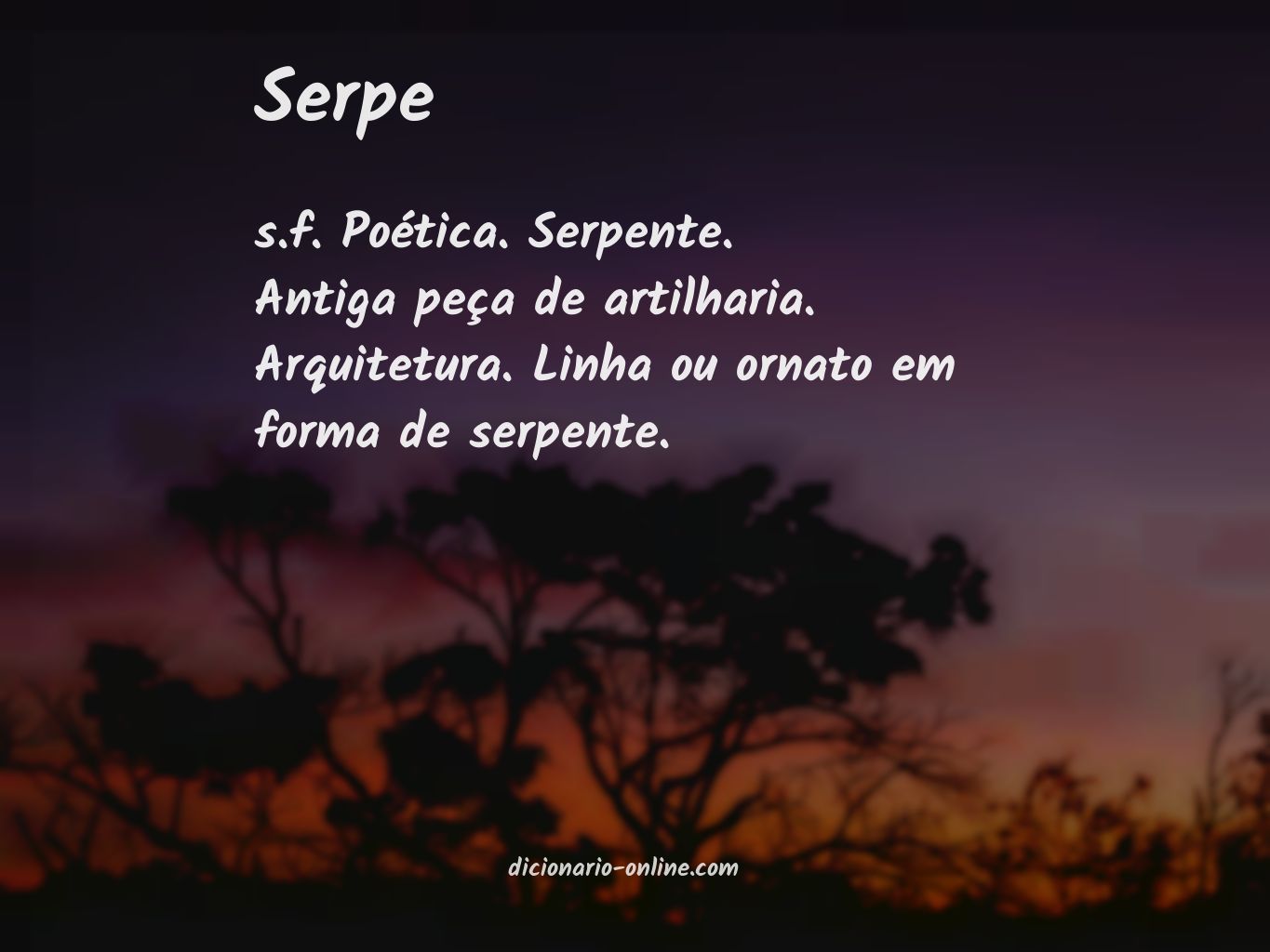 Significado de serpe