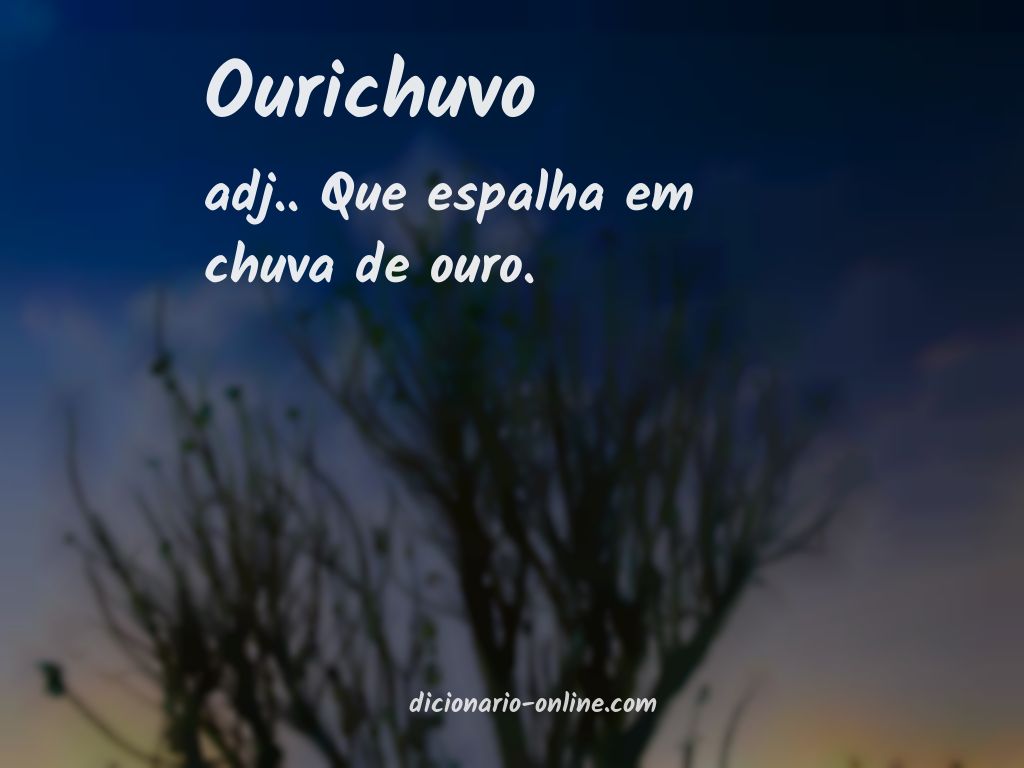 Significado de ourichuvo