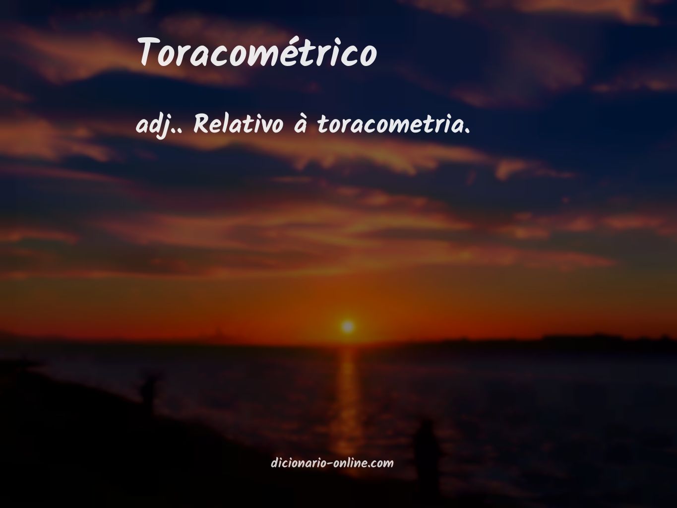 Significado de toracométrico