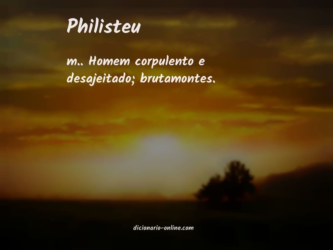 Significado de philisteu
