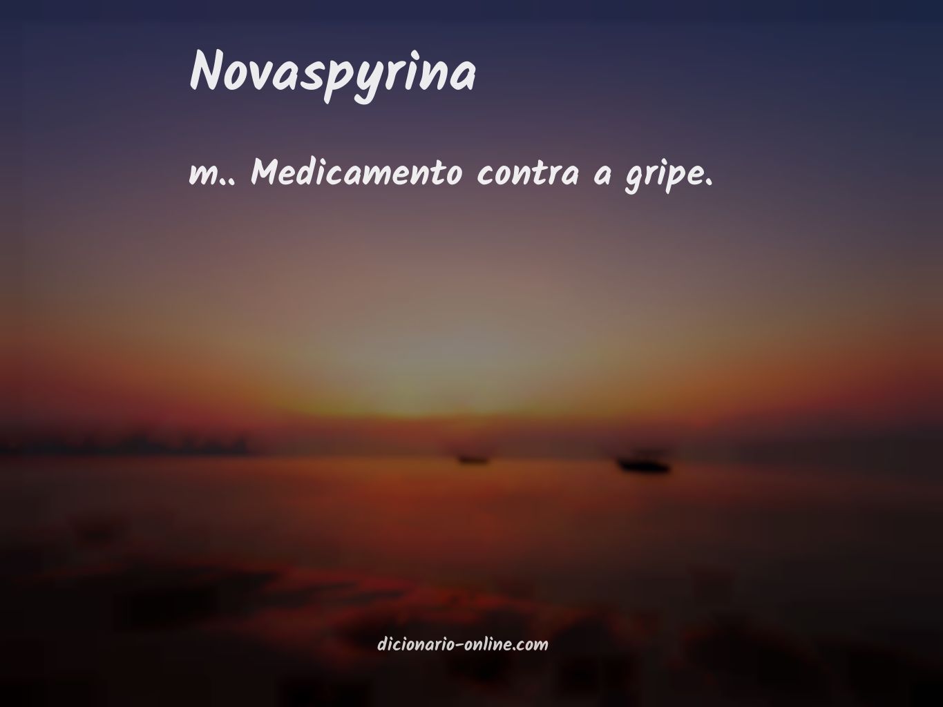 Significado de novaspyrina