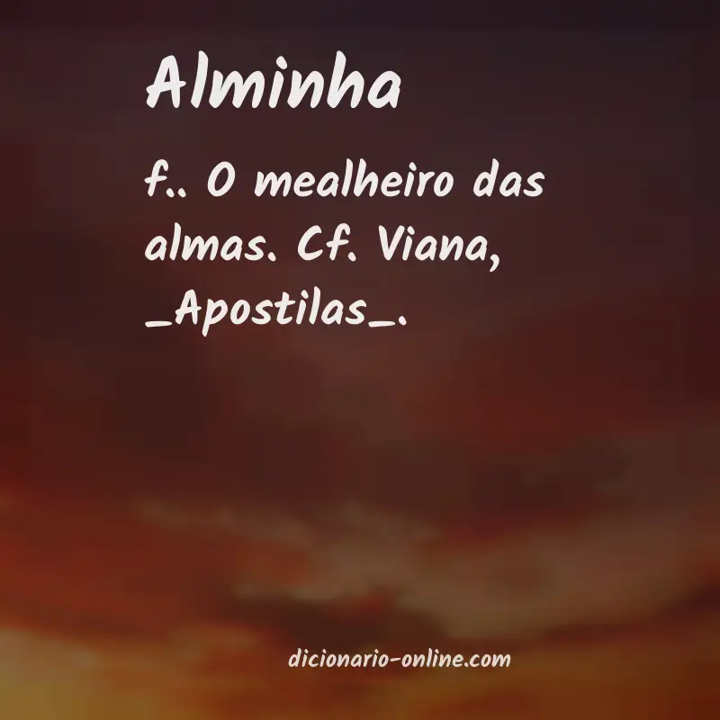 Significado de alminha
