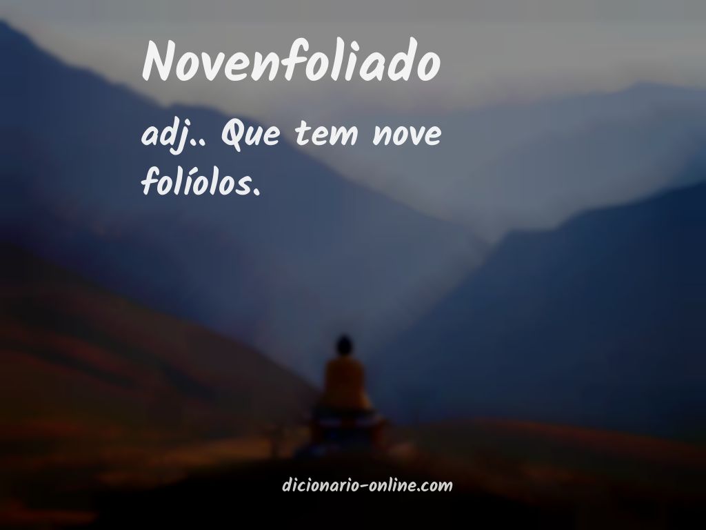 Significado de novenfoliado