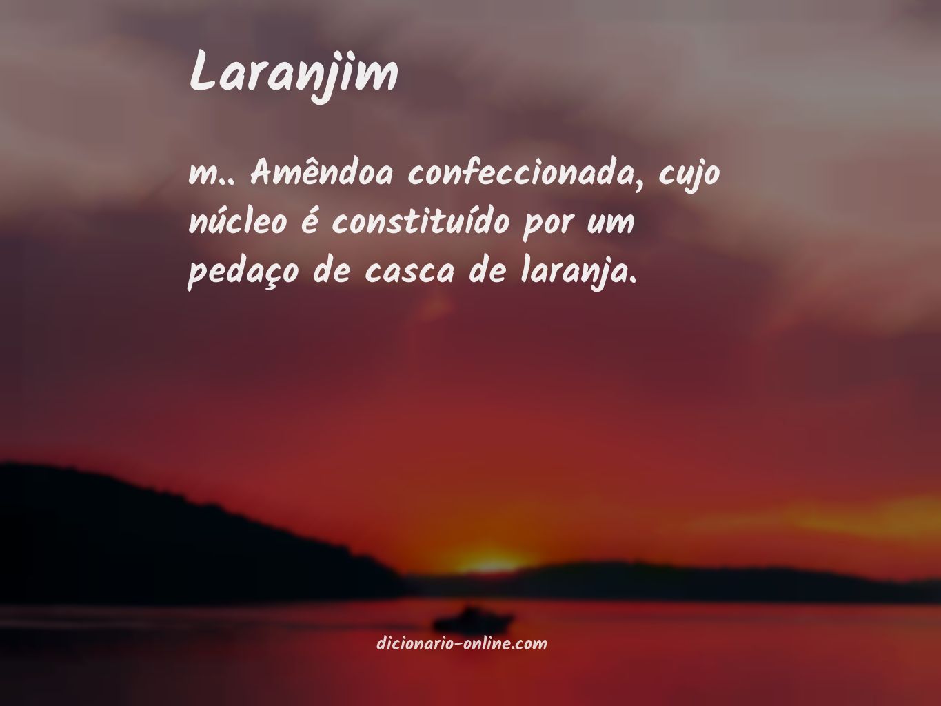 Significado de laranjim