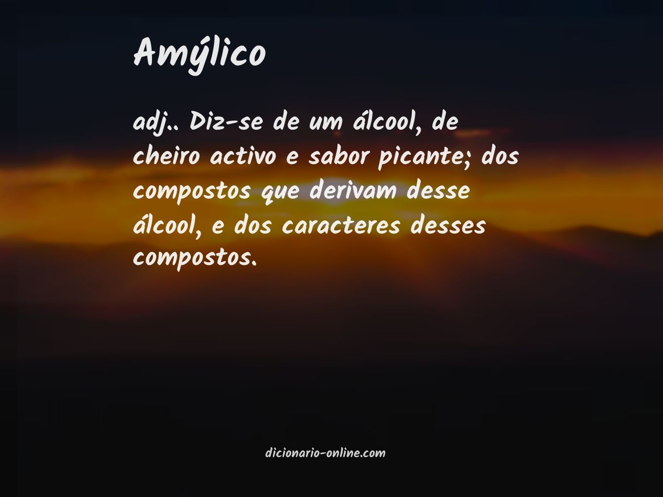 Significado de amýlico