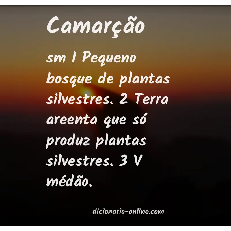 Significado de camarção