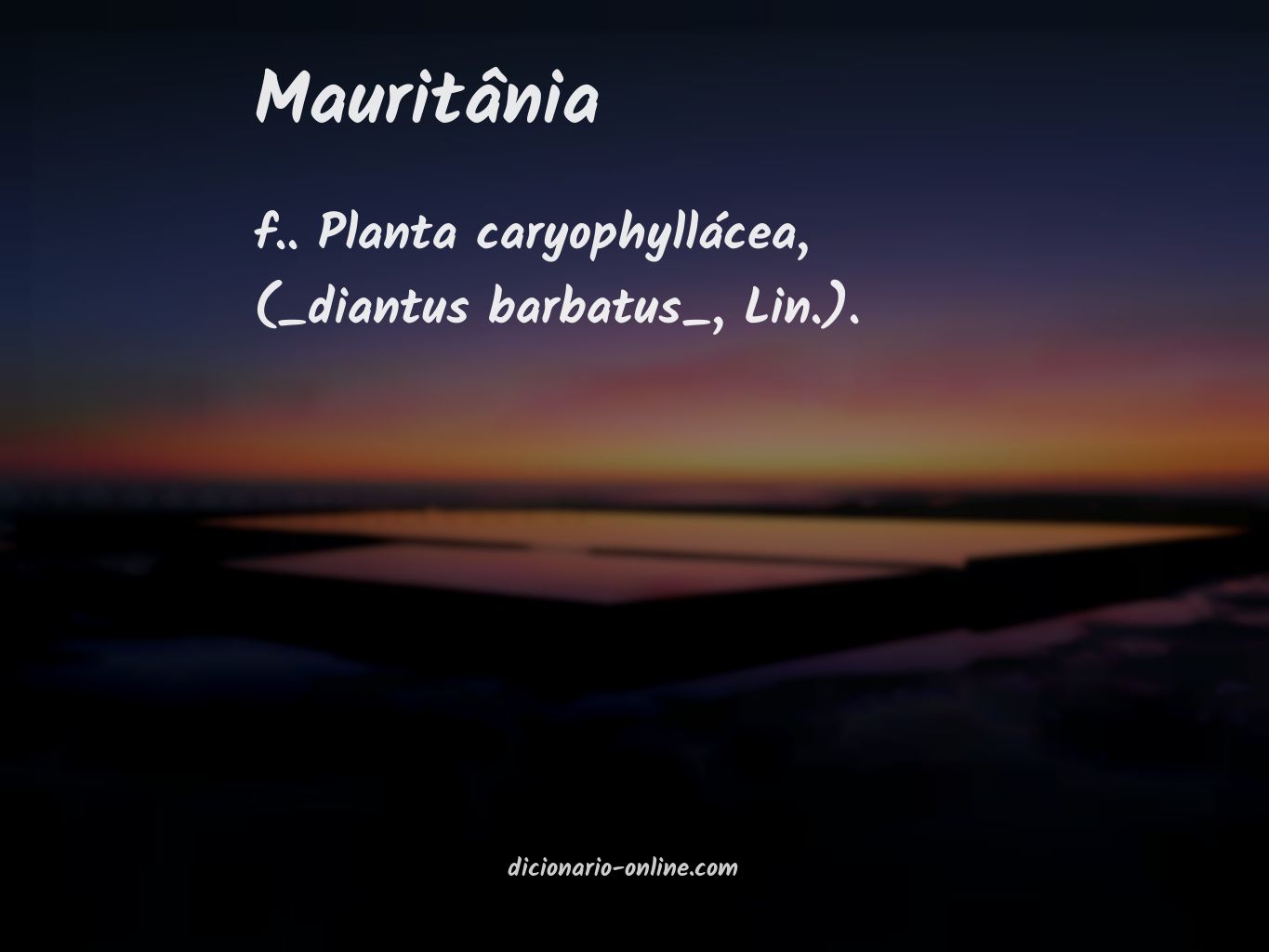 Significado de mauritânia