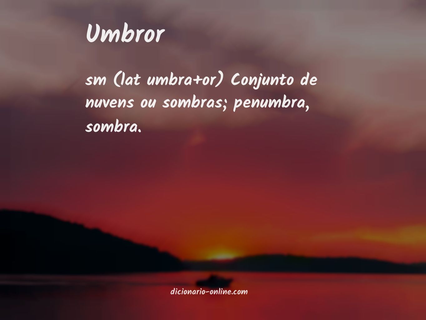 Significado de umbror