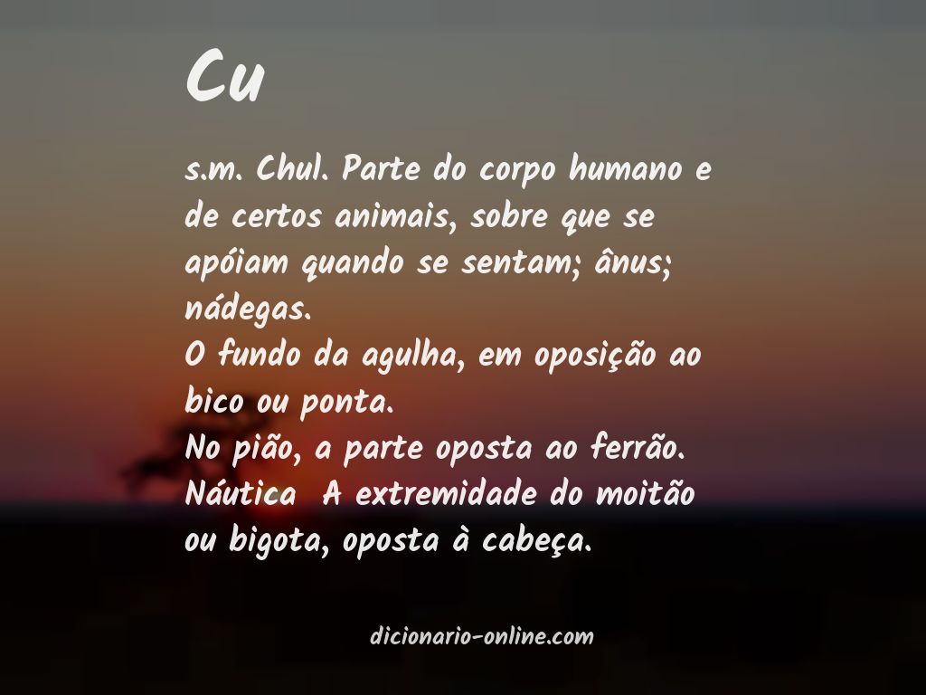 Significado de cu