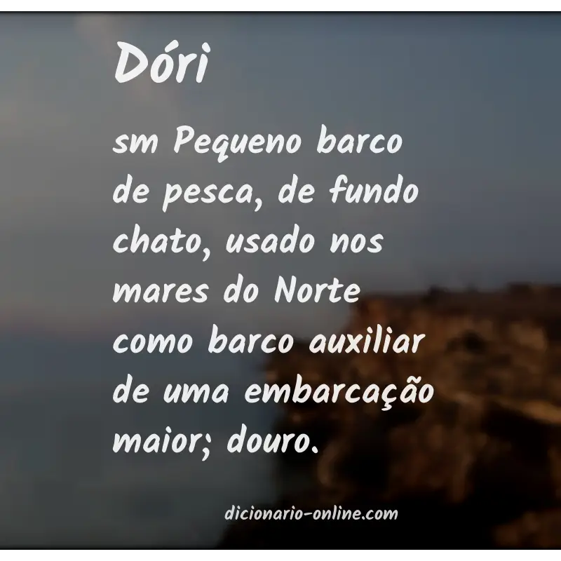 Significado de dóri