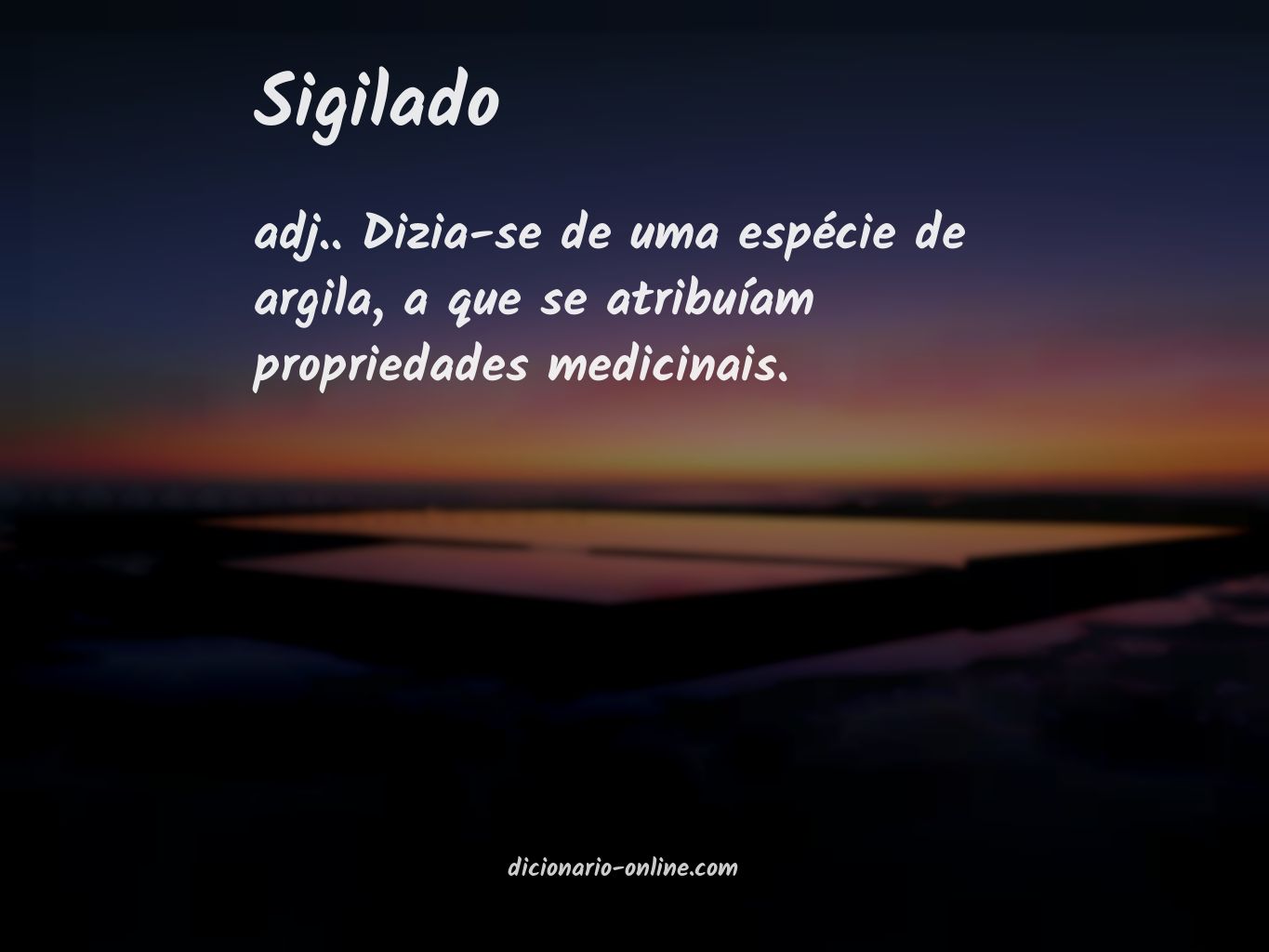 Significado de sigilado