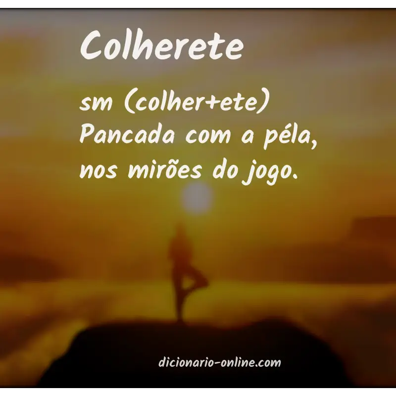 Significado de colherete
