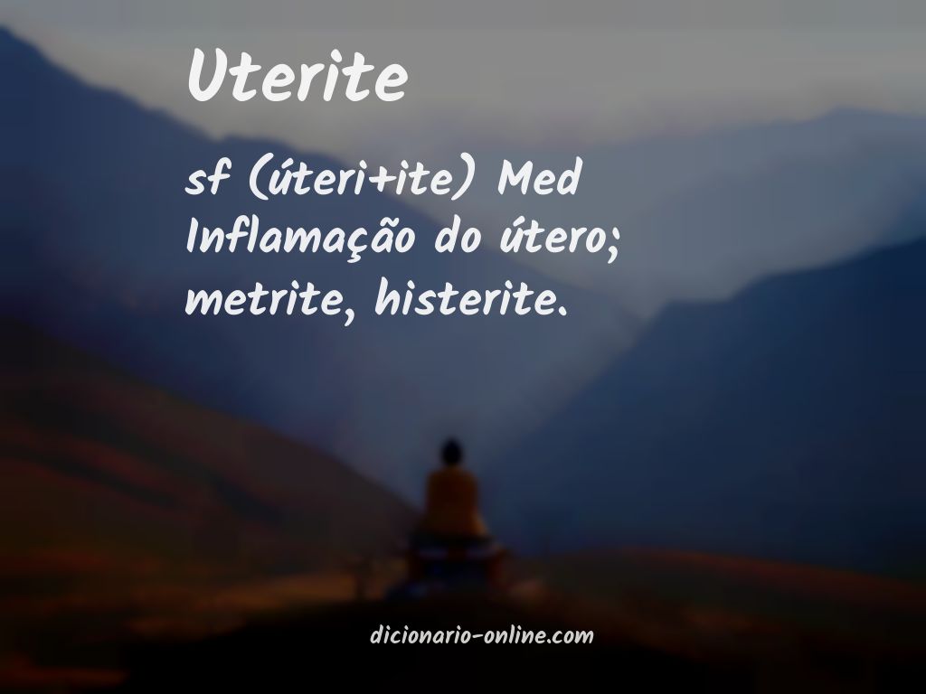 Significado de uterite