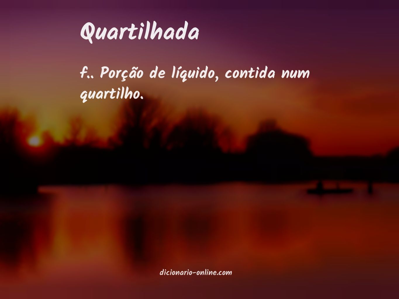 Significado de quartilhada