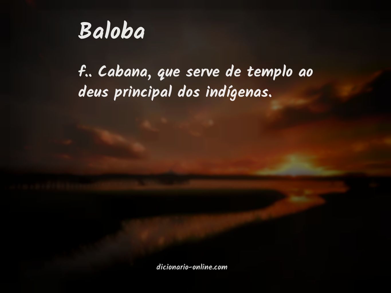 Significado de baloba