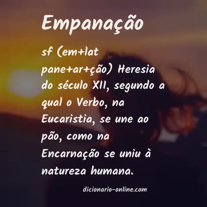 Significado de empanação