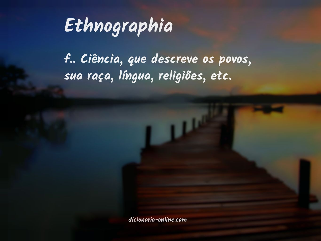 Significado de ethnographia