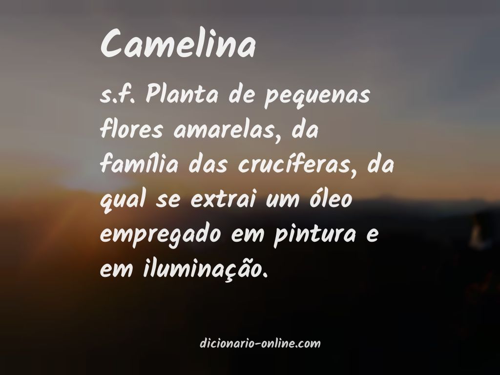 Significado de camelina