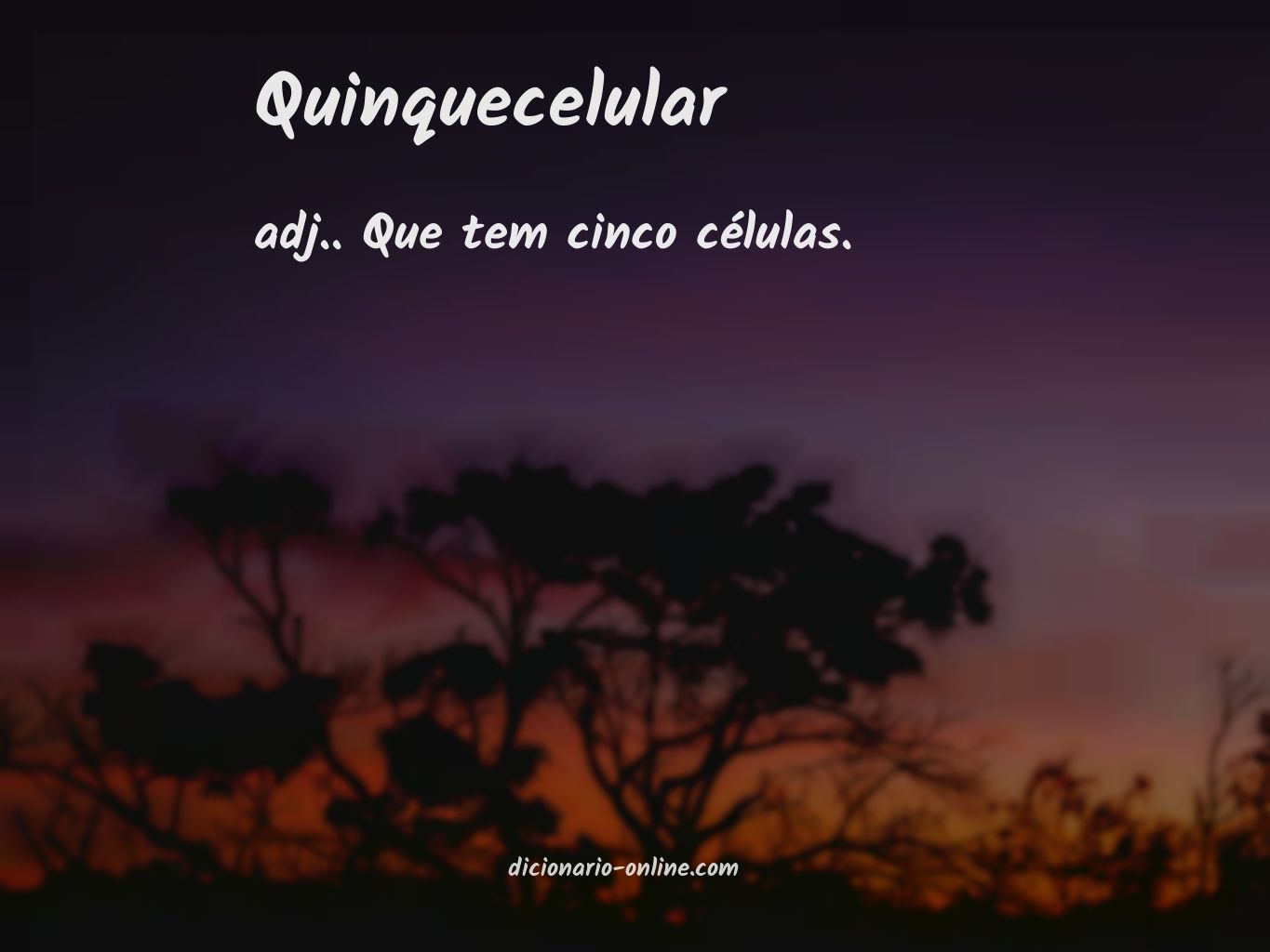 Significado de quinquecelular