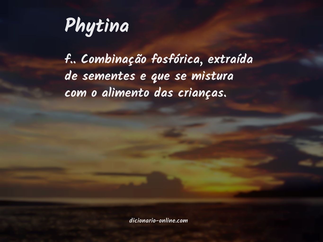 Significado de phytina