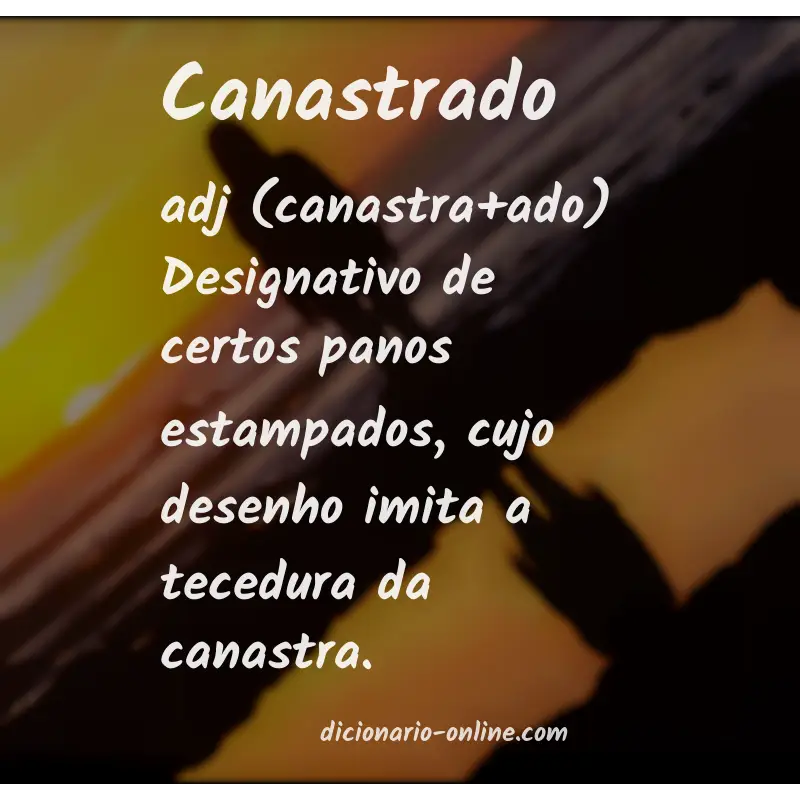 Significado de canastrado