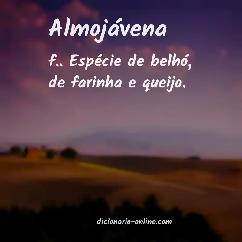Significado de almojávena