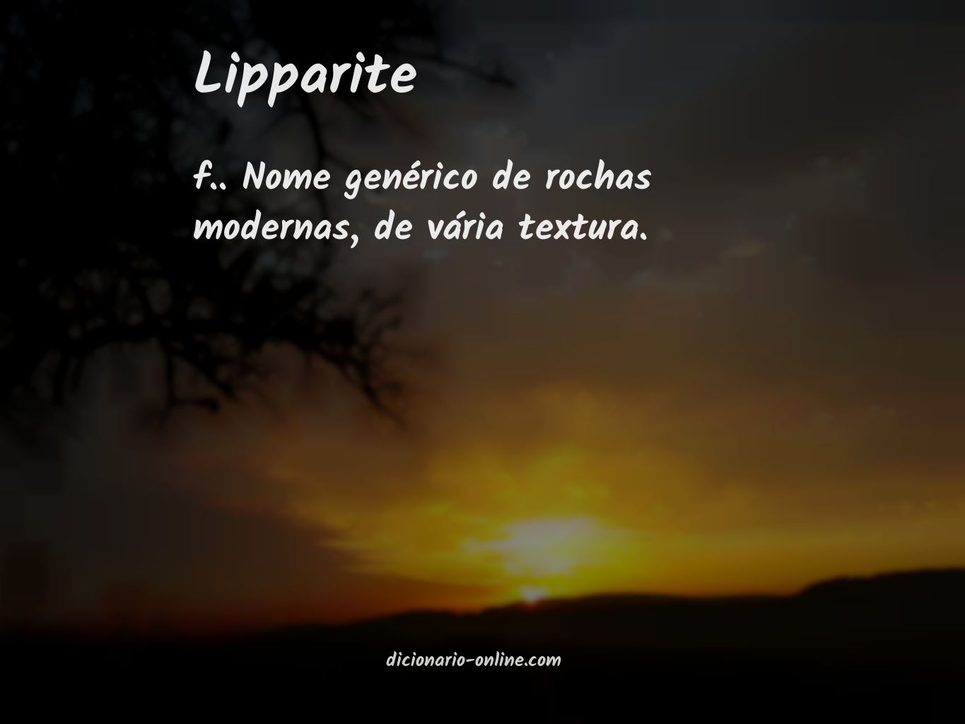 Significado de lipparite