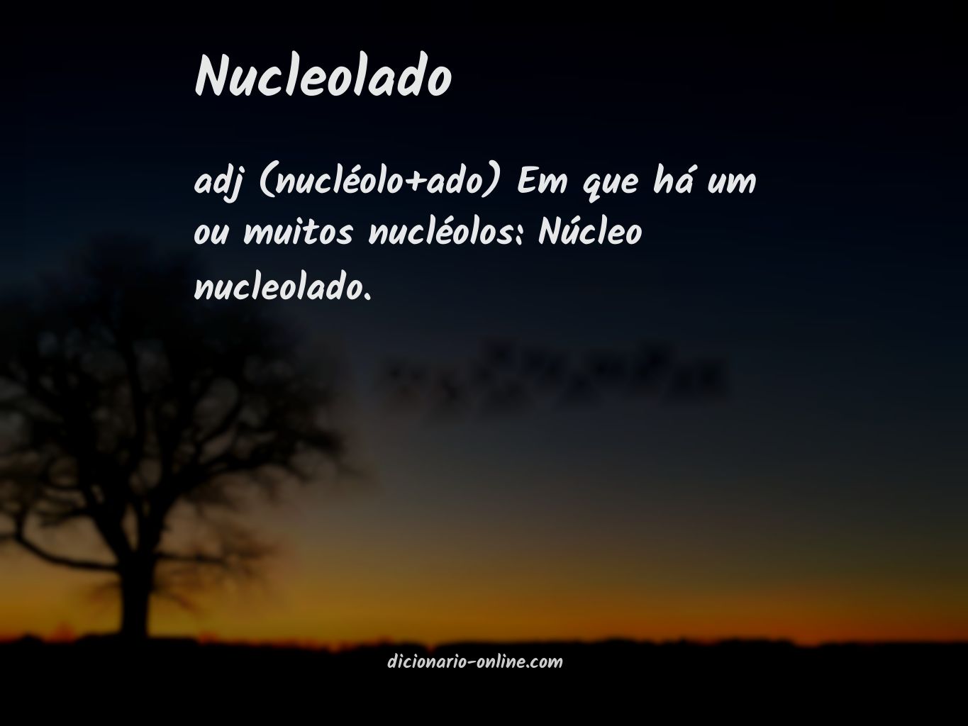 Significado de nucleolado