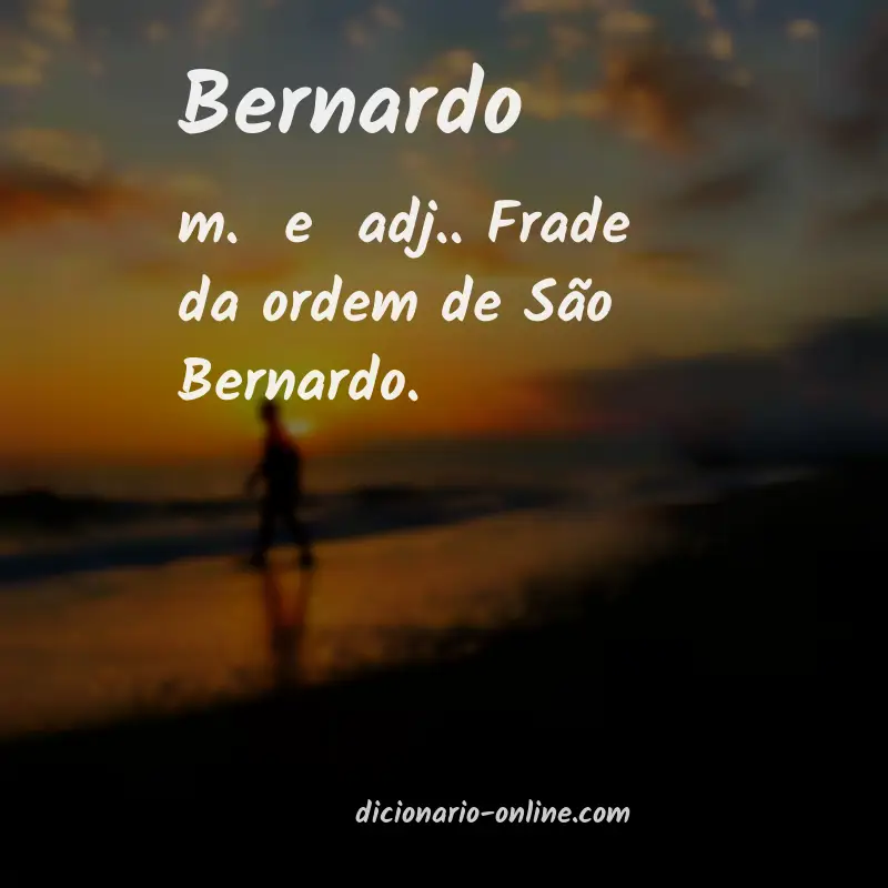 Significado de bernardo