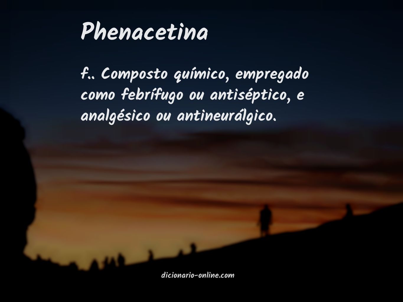 Significado de phenacetina