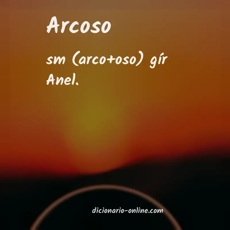 Significado de arcoso
