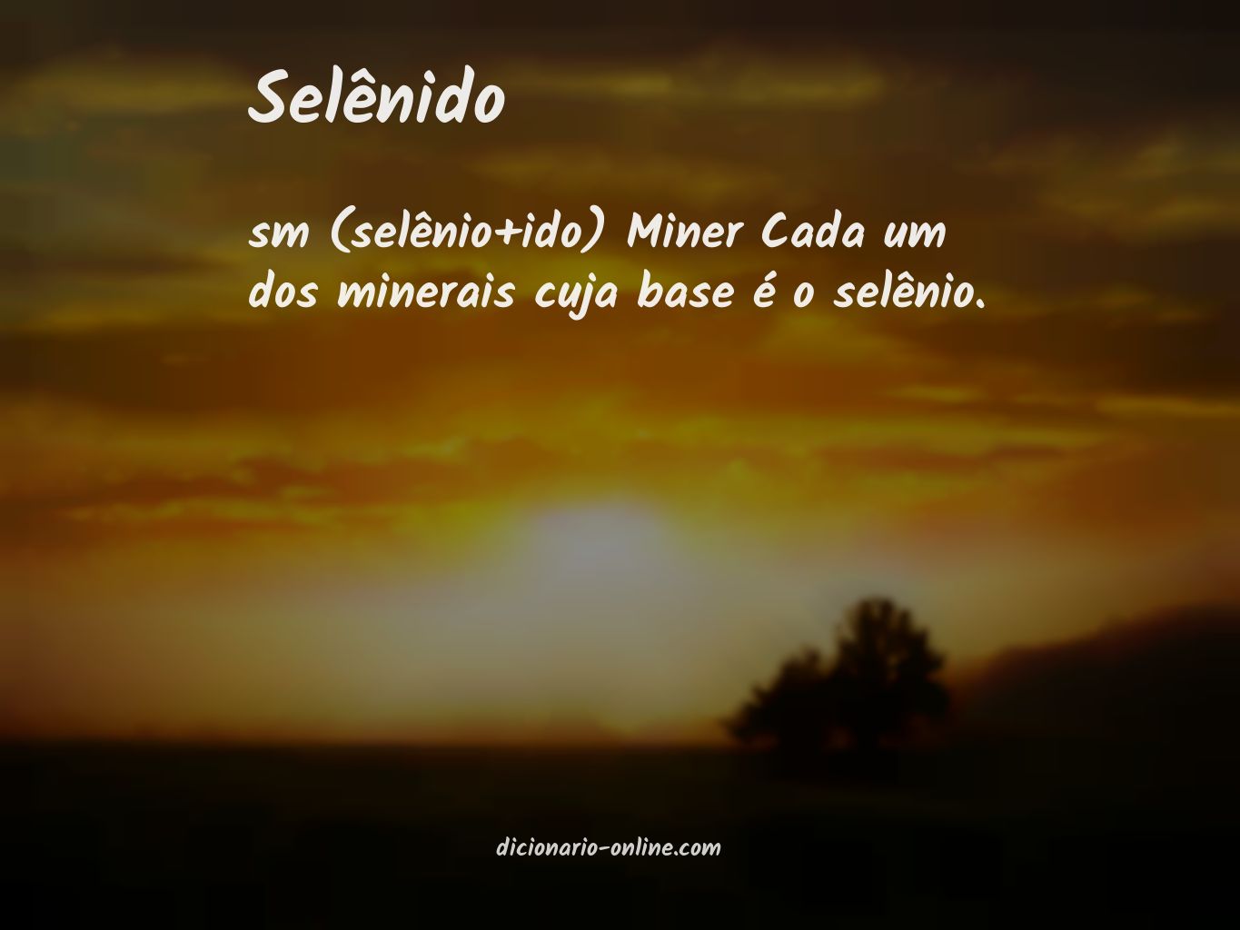 Significado de selênido