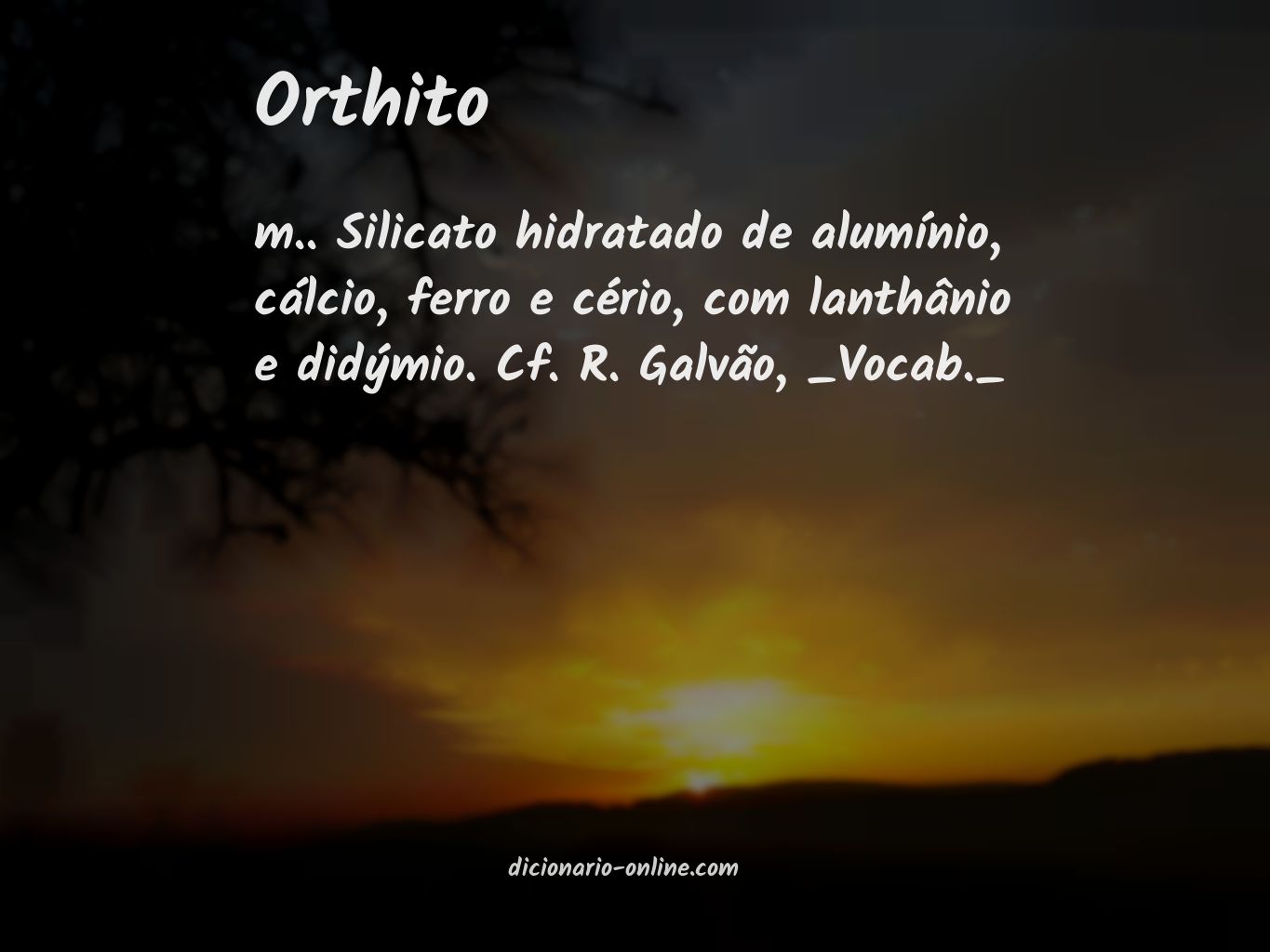 Significado de orthito