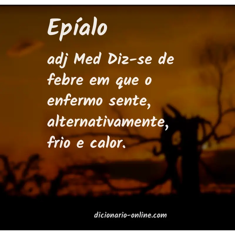 Significado de epíalo