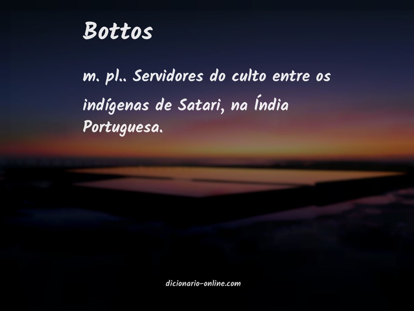 Significado de bottos