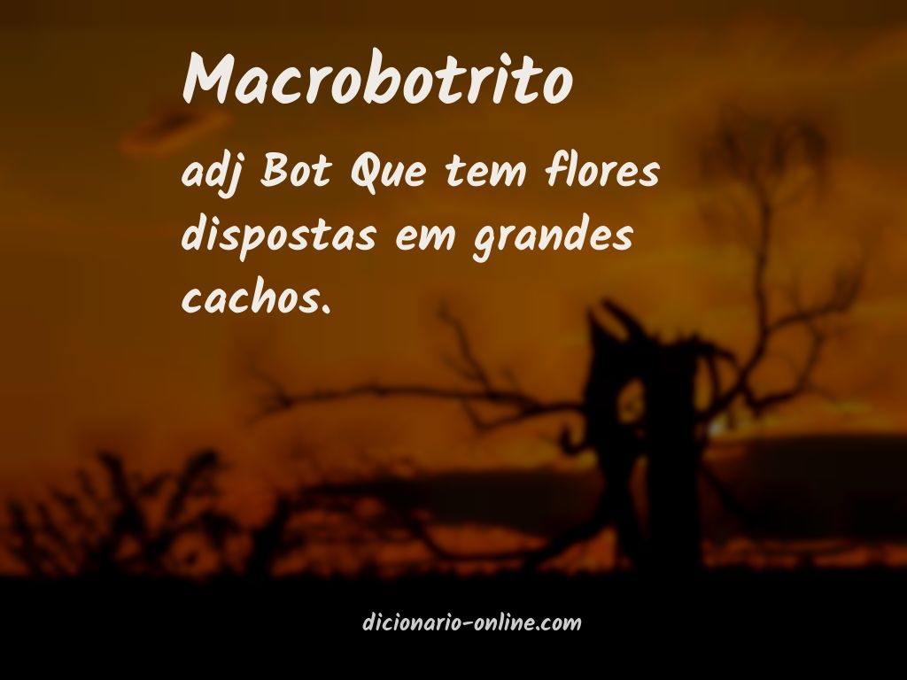 Significado de macrobotrito