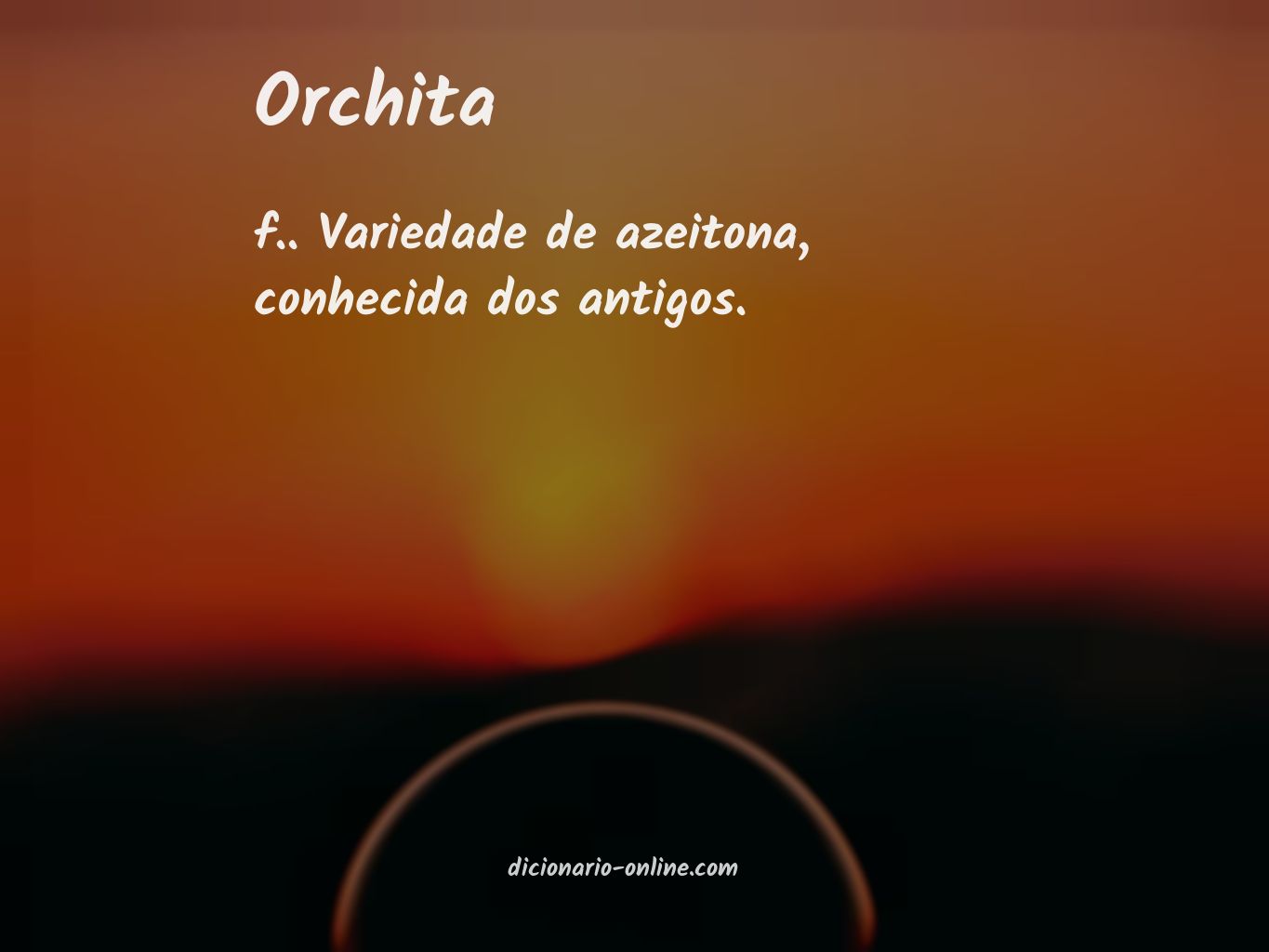 Significado de orchita