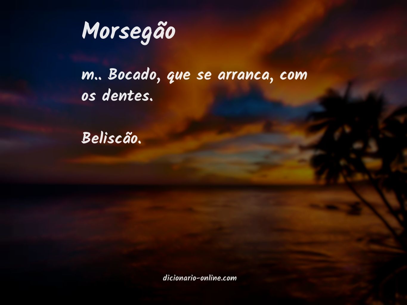 Significado de morsegão