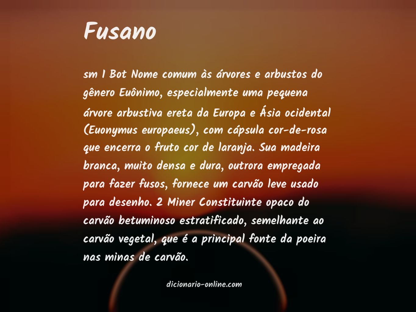 Significado de fusano