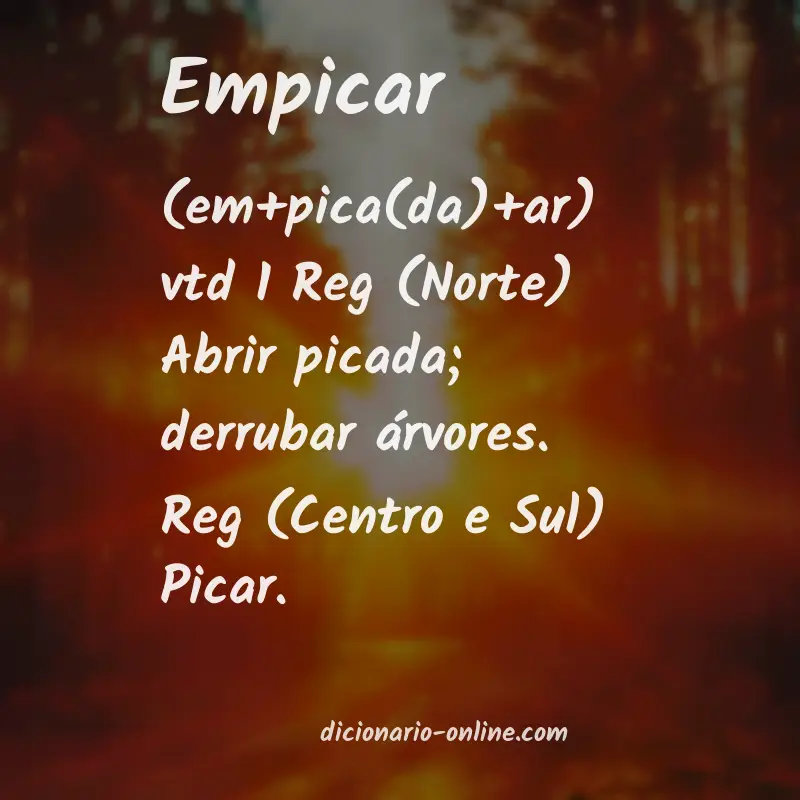 Significado de empicar