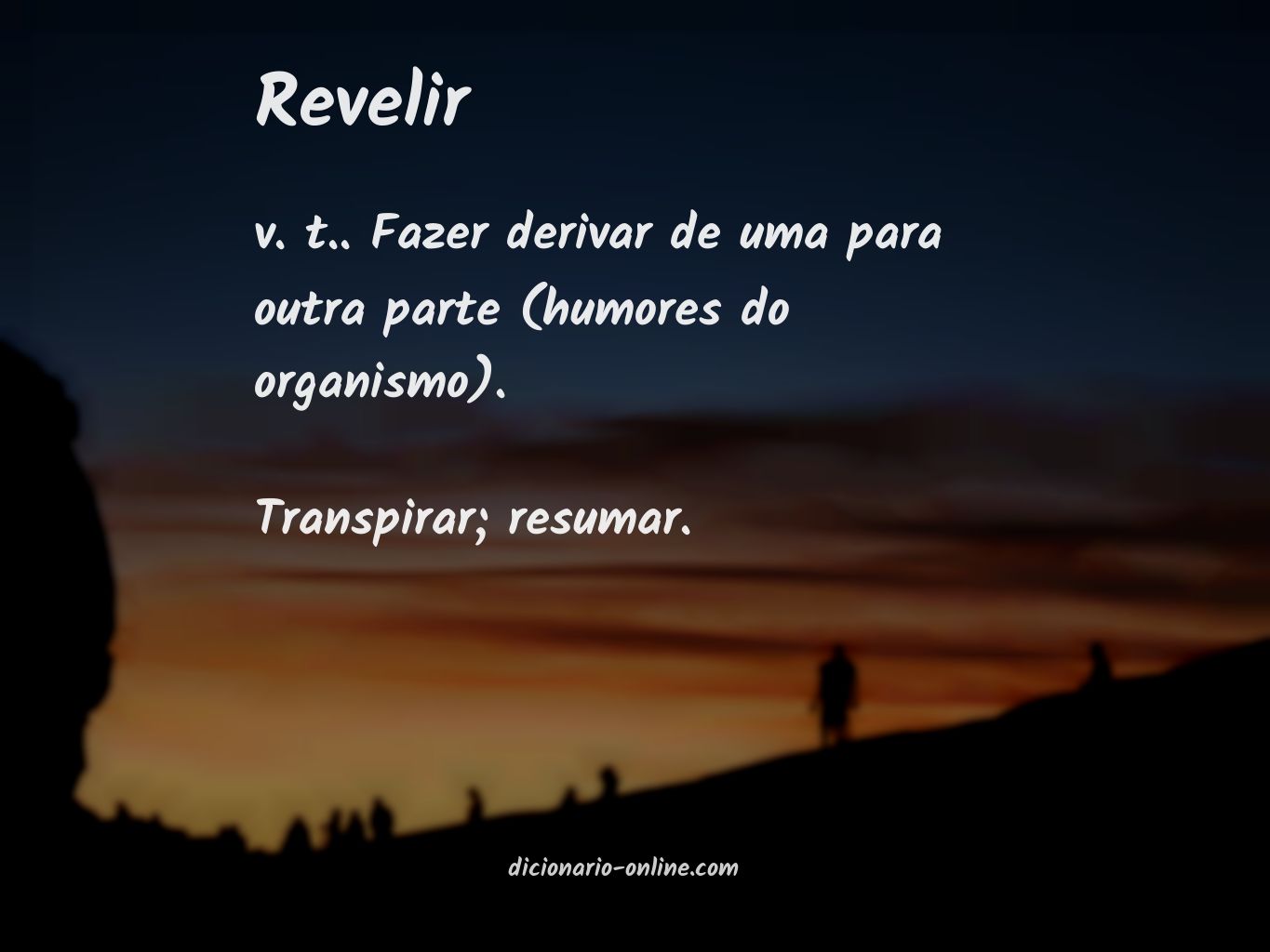 Significado de revelir