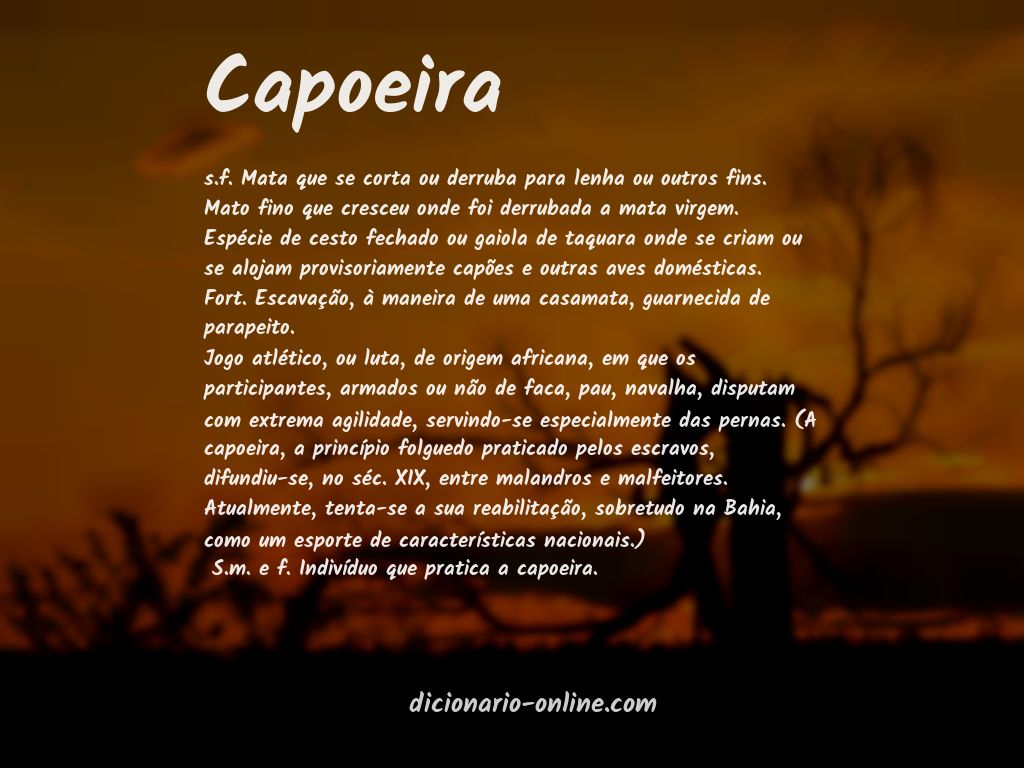 Significado de capoeira