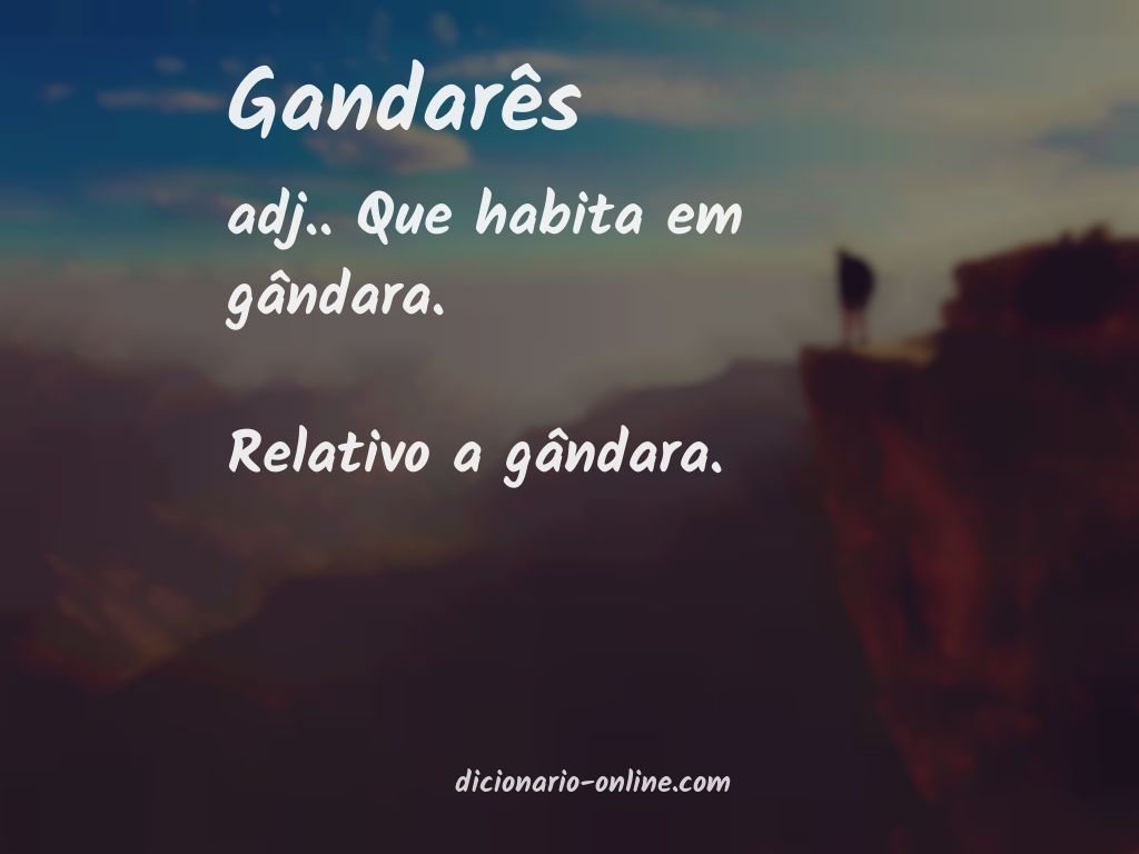 Significado de gandarês