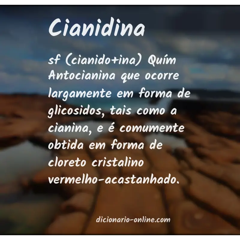 Significado de cianidina
